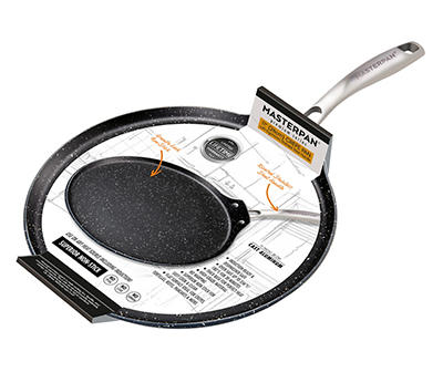 Masterpan 11" Black Speckled Aluminum Crepe Pan