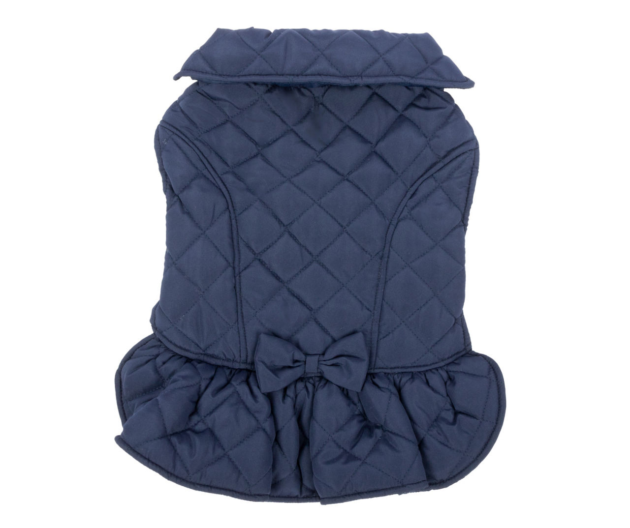 Pet Large Blue Quilted Skirt Jacket