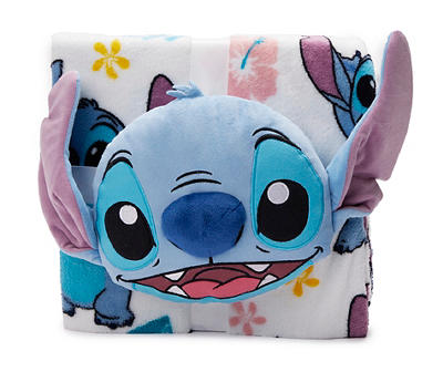 Lilo & Stitch Blue Stitch Palm Nogginz Pillow & Plush Blanket Set