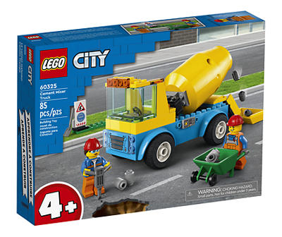 City Cement Mixer Truck 60325 85-Piece Building Set