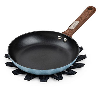 Blue 8" Solstice Fry Pan & Cookware Protector Set