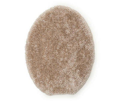 Warm Gray Toilet Lid Cover