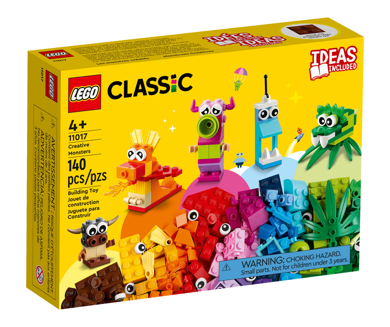 Classic Creative Monsters 140 Piece 11017 Building Set