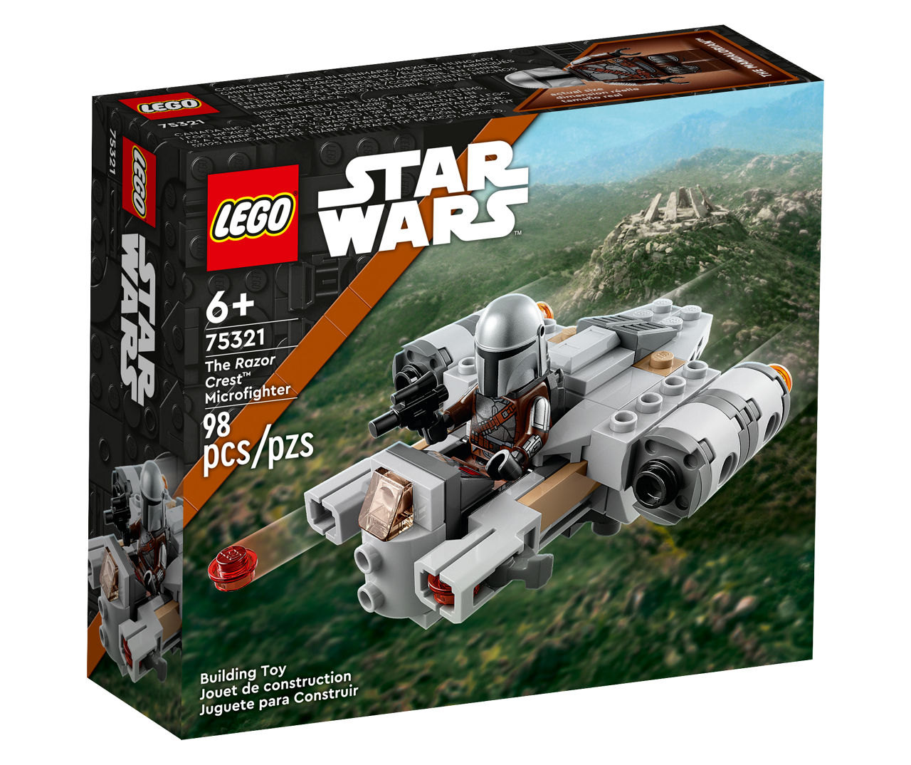 LEGO Star Wars The Razor Crest Microfighter 98-Piece Building Set | Big