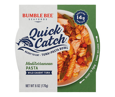 Quick Catch Mediterranean Pasta & Tuna Bowl, 6 Oz.