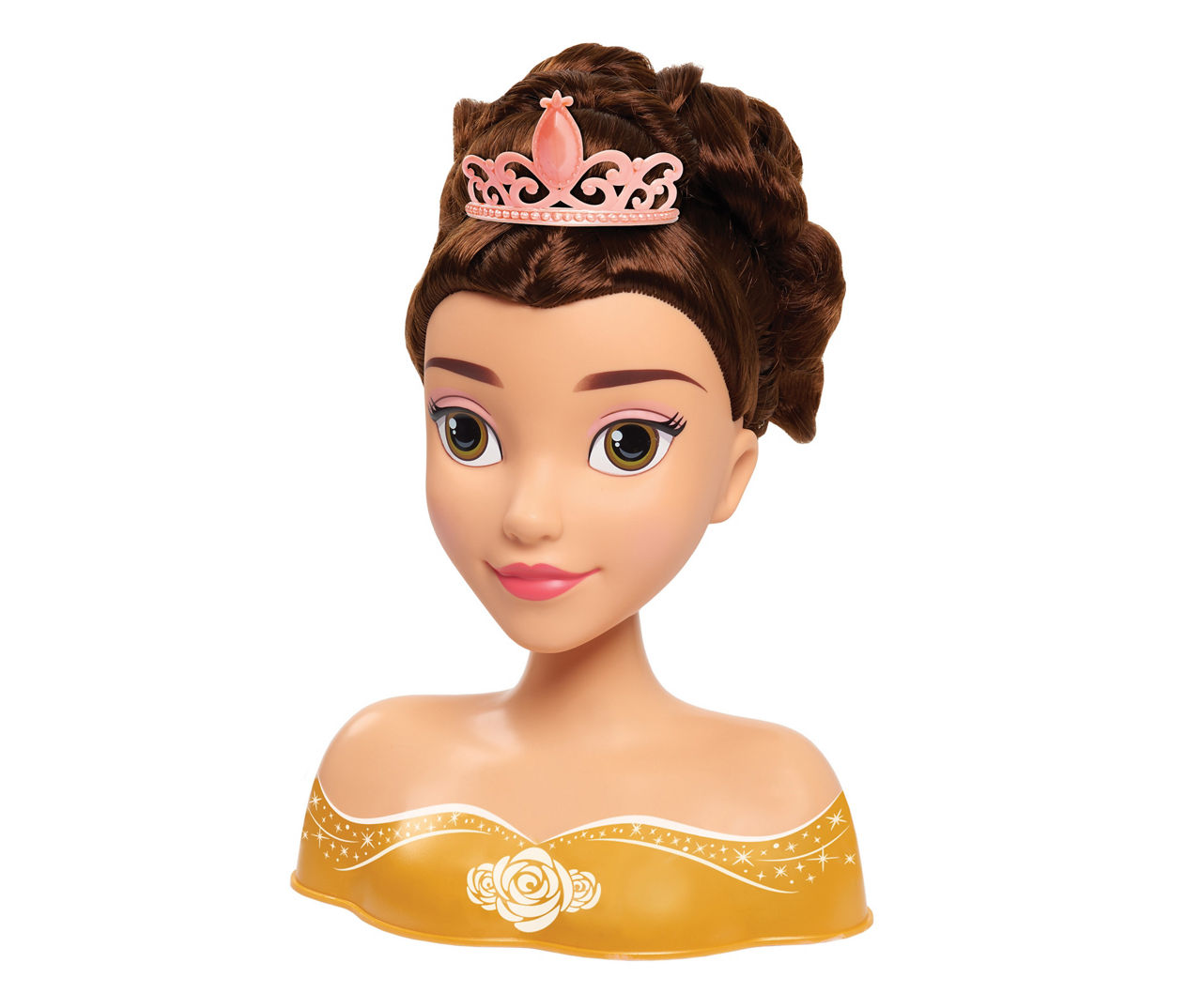  Disney Princess Deluxe 14-inch Belle Styling Head with 12 Hair  Styling Accessories, 13-pieces, Kids Toys for Ages 3 Up by Just Play : Toys  & Games