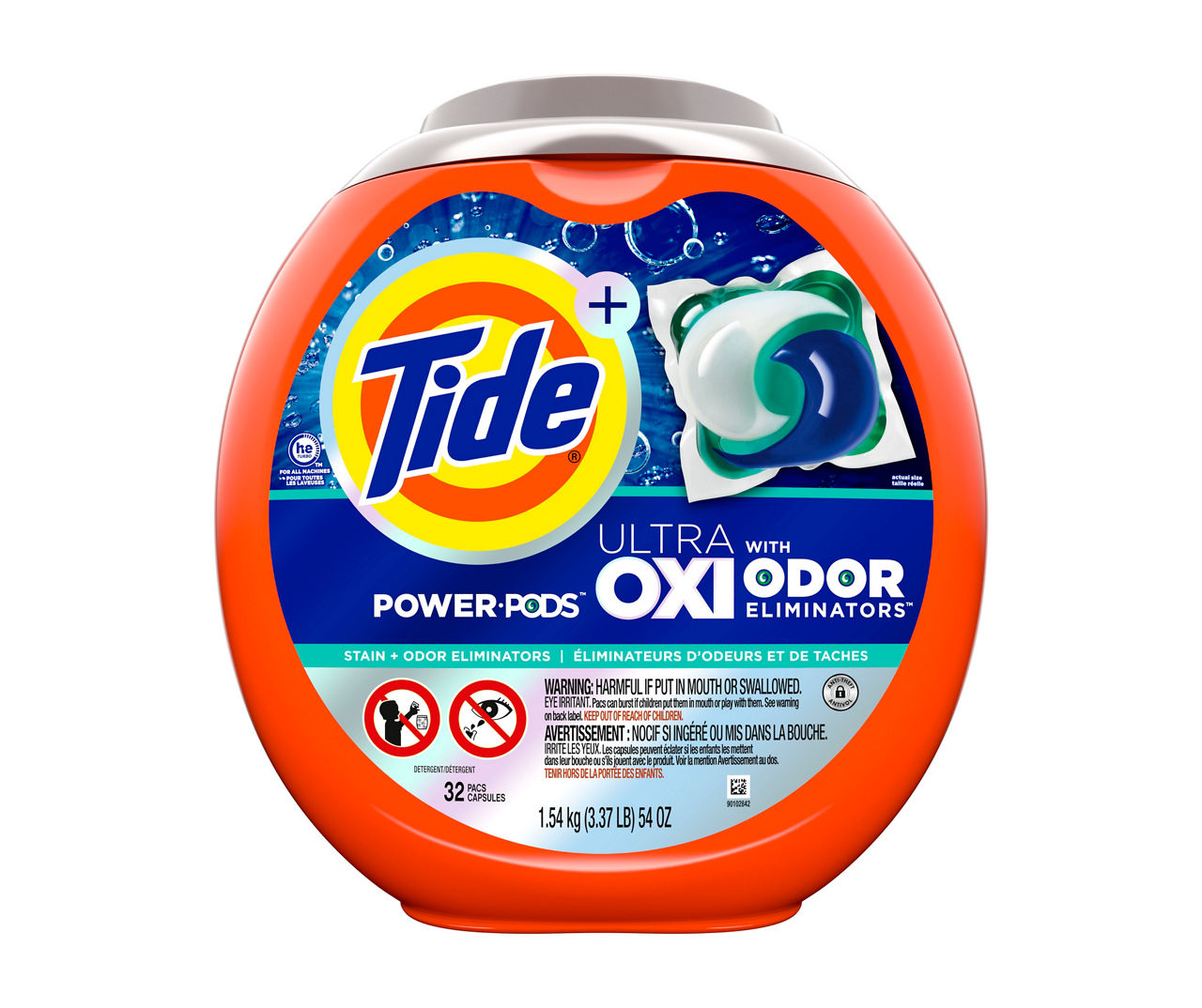 Tide Ultra OXI Power Pods, 32-Pack | Big Lots