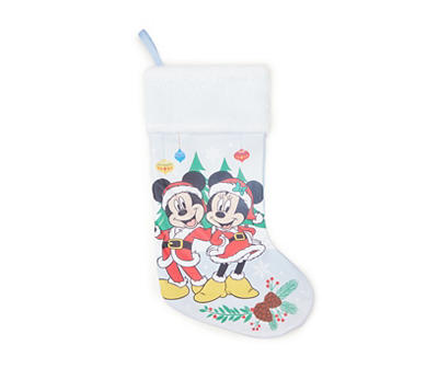 Santa Mickey & Minnie Stocking