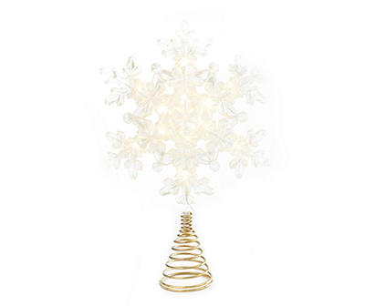 Snowflake Light-Up Tree Topper