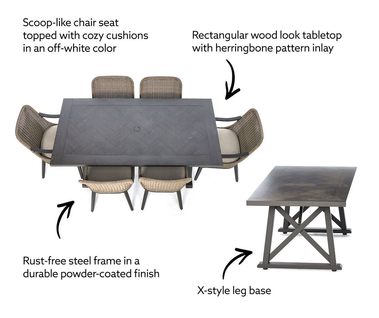 Big lots 2024 broyhill dining set