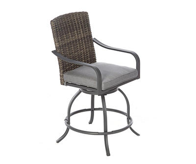 Pembroke All-Weather Wicker Cushioned Patio High Dining Chairs, 6-Pack