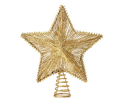 Gold Star Color-Changing LED Tree Topper
