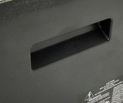 Black 6 Element Infrared Cabinet Heater
