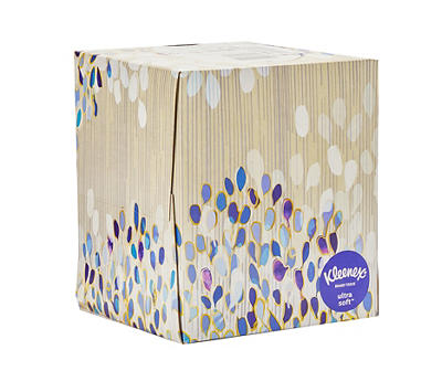Ultra Soft Facial Tissues Cube Box, 60-Count