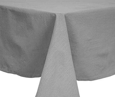 Cuisinart Mockingbird Gray Textured Fabric Tablecloth