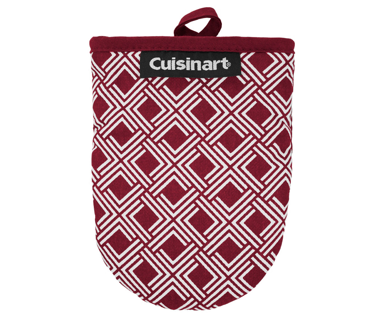 Cuisinart Oversized Silicone Oven Mitts RED & BLACK AMBIDEXTROUS