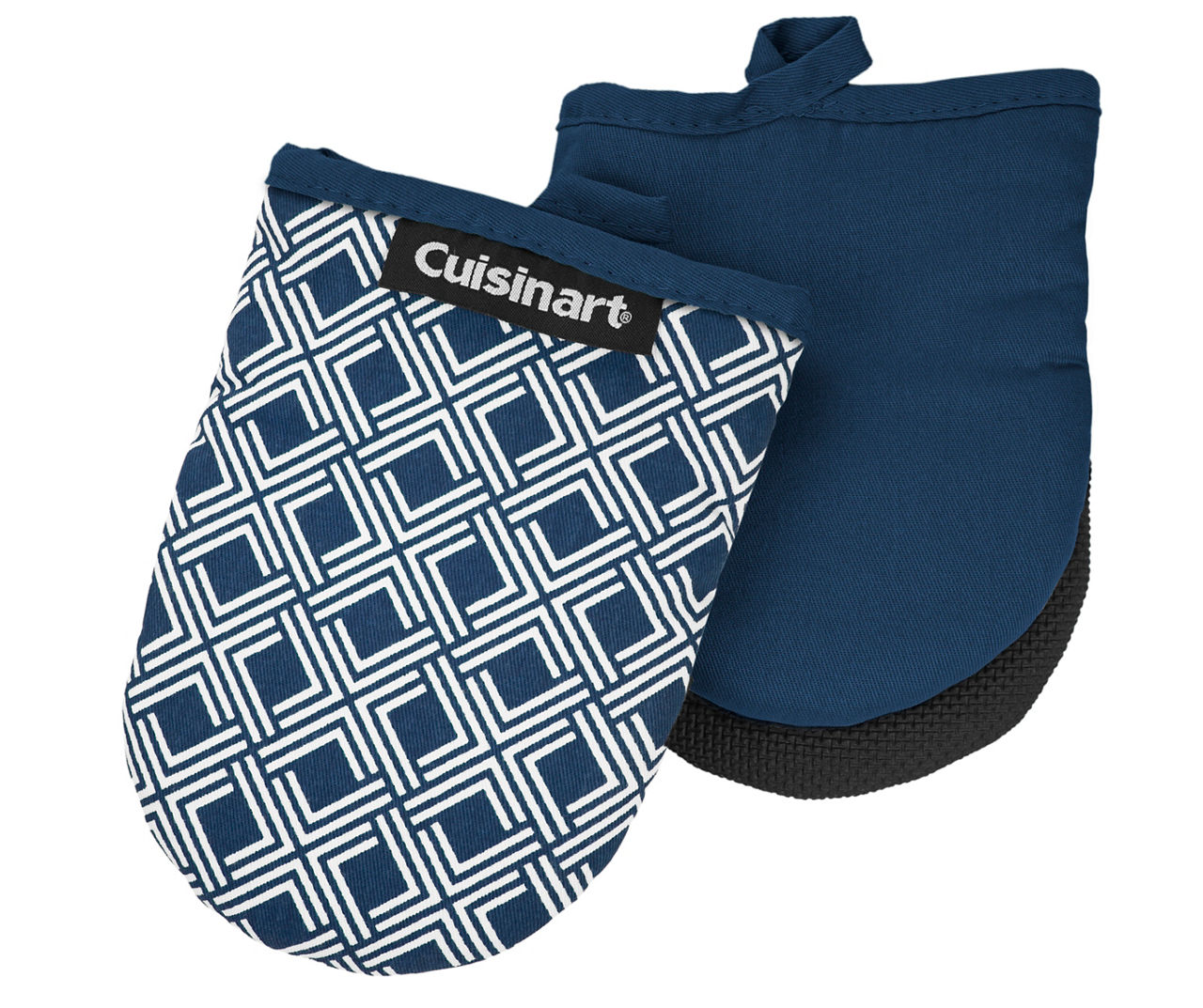 CUISINART MINI OVEN MITTS (2) TURQUOISE QUILTED 100% COTTON NEOPRENE NWT