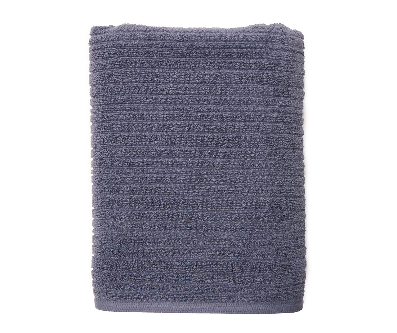 Broyhill Denim Blue Performance Rib Bath Towel Big Lots