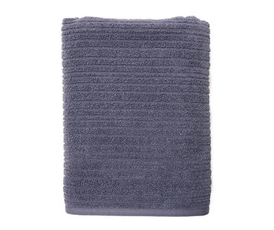Denim Blue Rib Bath Towel