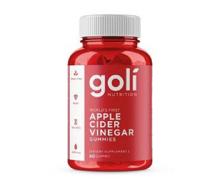 Goli Nutrition Apple Cider Vinegar Gummies, 60-Count