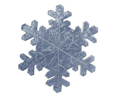 Niagara Mist Blue Velvet Cutout Snowflake Placemat