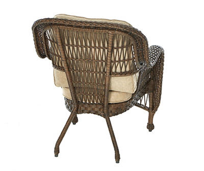 Harvest Run All-Weather Wicker Cushioned Patio Chair