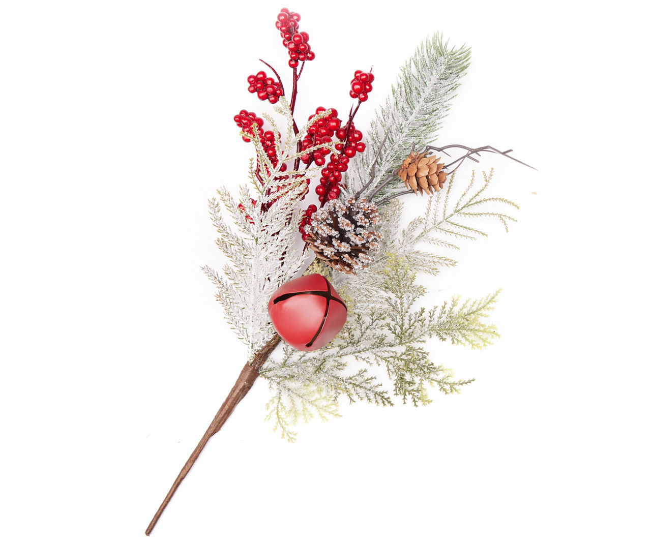 Snowy Pine with Pinecone Pick – The Mix