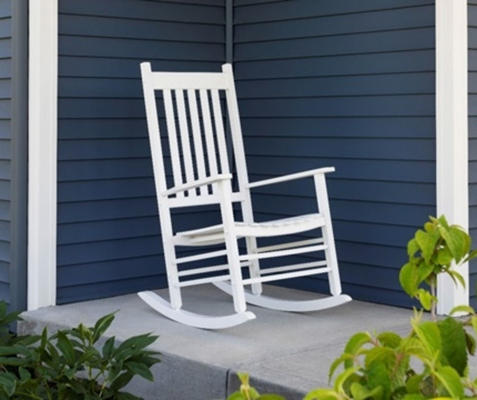 White Knollwood Porch Rocker Big Lots