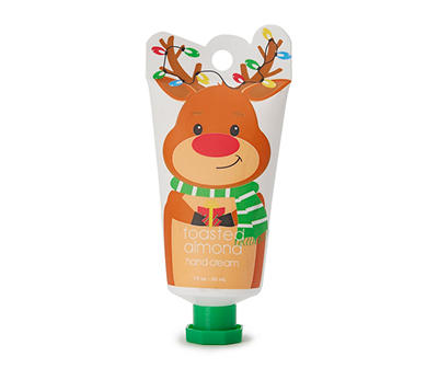 Toasted Almond Scented Reindeer Hand Cream, 1 Oz.