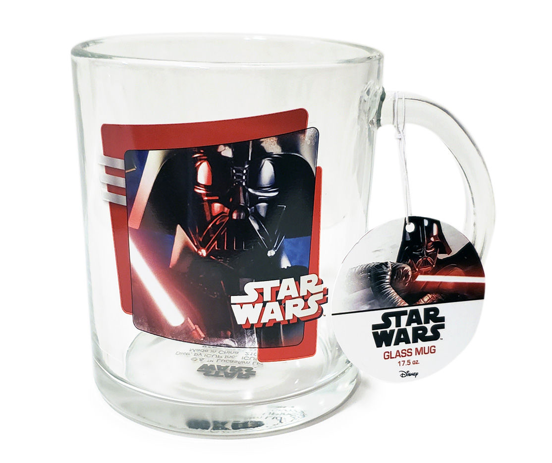 Star Wars Darth Vader Glass Mug, 17.5 Oz.