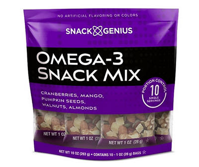 Snack Genius Omega-3 Snack Mix, 10-Pack
