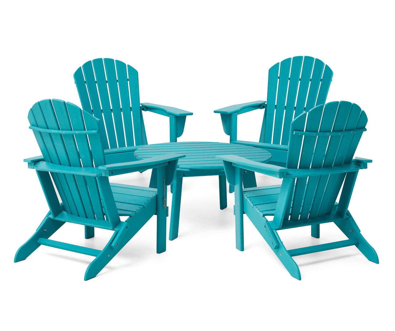 Glitzhome Glitzhome 5 Piece Adirondack Outdoor Folding Chair