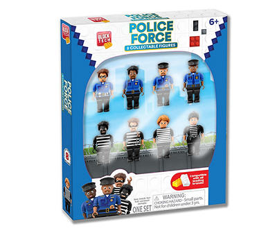 Police Force 8-Piece Figure Set
