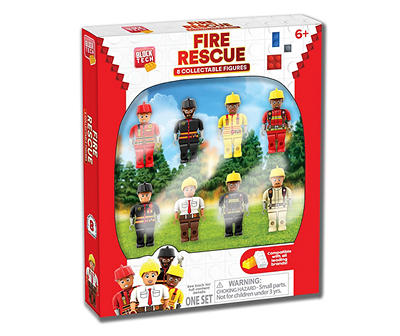 Fire Rescue 8-Piece Figure Set