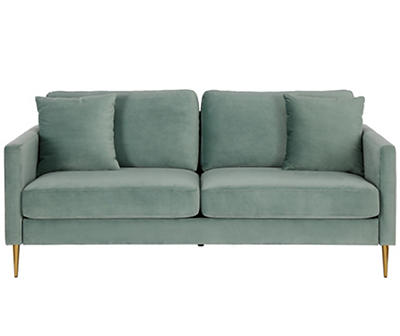 Highland Seafoam Green Sofa