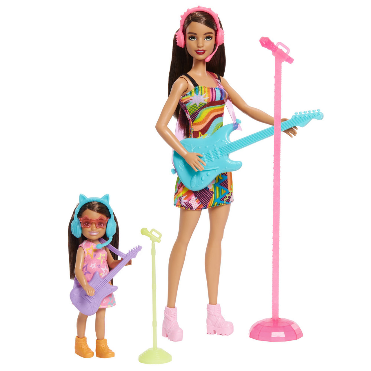 Laag eerste Munching Barbie Pop Star Sisters Doll Playset | Big Lots