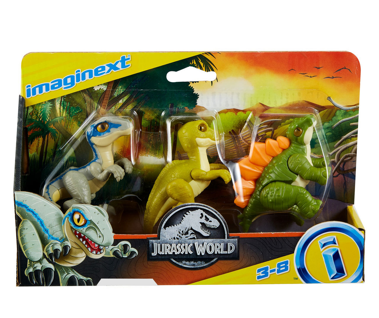 IMAGINEXT Jurassic World Dino Trio Figure Set | Big Lots