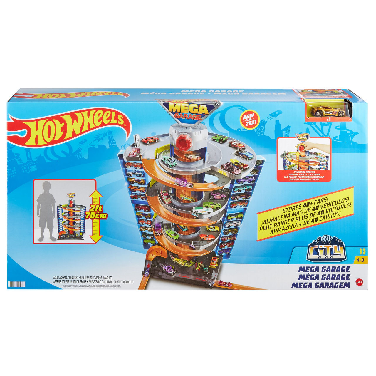 Hot Wheels City Mega Garagem - Hot Wheels - Mattel