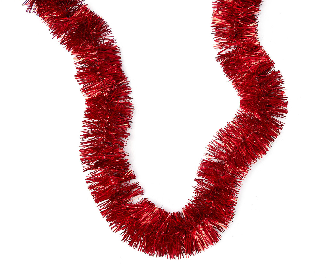 15' Red Tinsel Garland | Big Lots