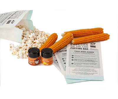 Straight From the Farm Cob Microwave Popcorn Set, 4-Pack