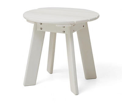 White Adirondack Outdoor Side Table
