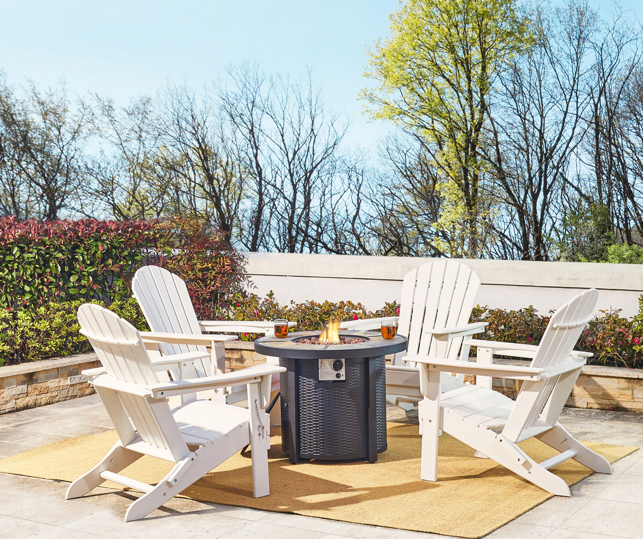 Big lots fire pit store table and chairs