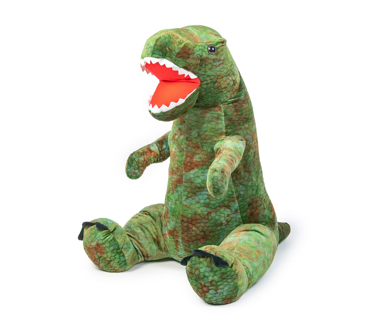 Play Zone Green Jumbo Dino Plush Toy, (33