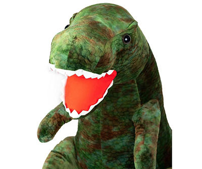 Green Jumbo Dino Plush Toy, (33")