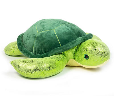 Green Jumbo Sea Turtle Plush Toy, (39