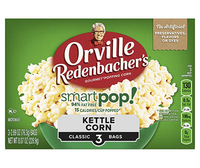 Smartpop! Kettle Corn Microwave Popcorn, 3-Pack