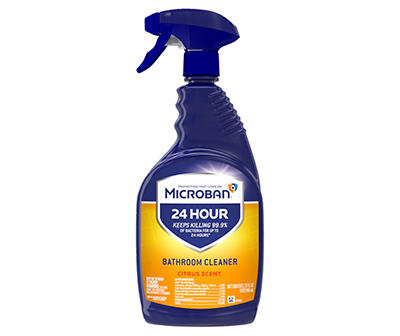 Citrus Scent 24 Hour Bathroom Cleaner & Sanitizing Spray, 32 Oz.