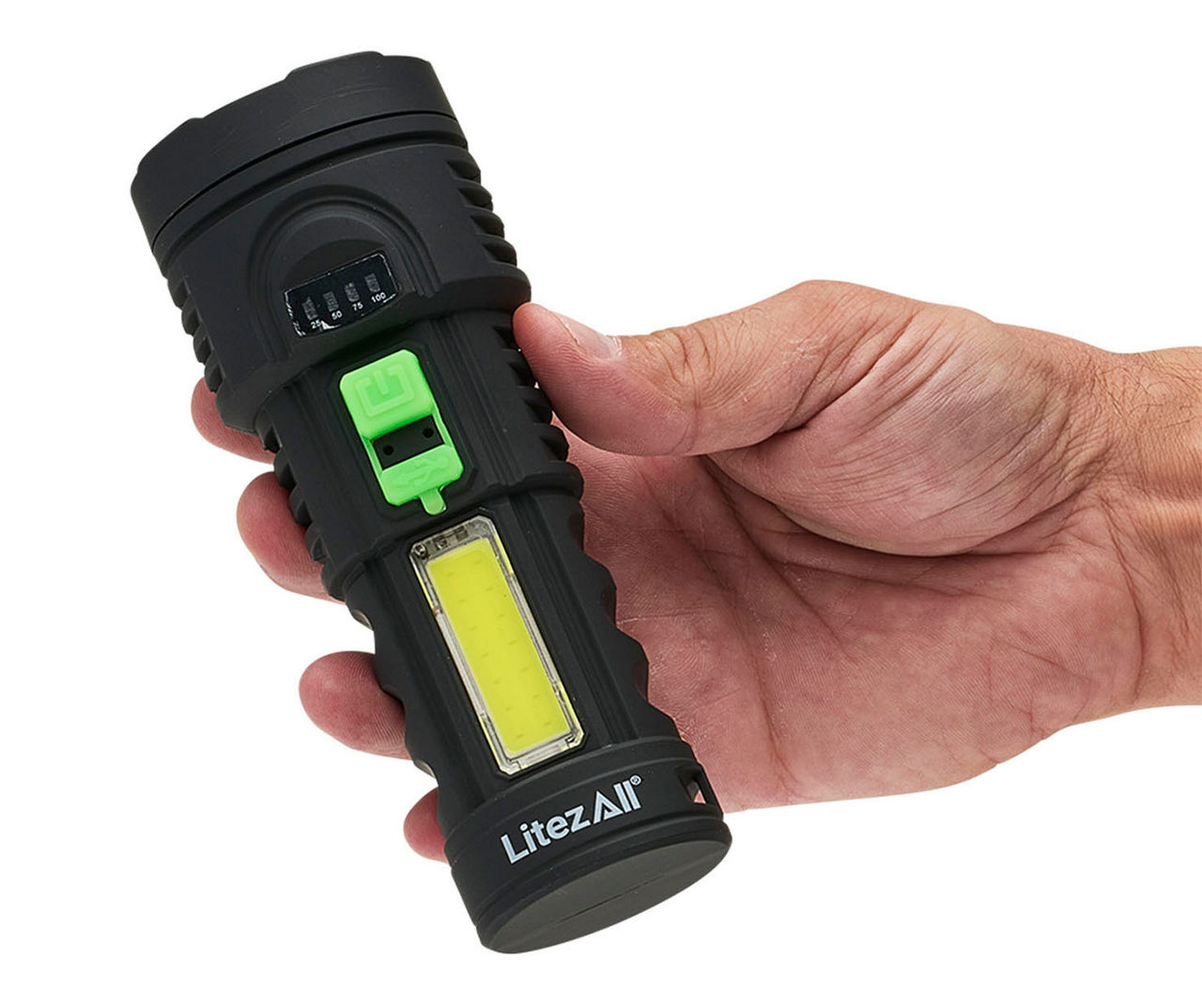 LitezAll Rechargeable Ultac OG Soft Touch Flashlight