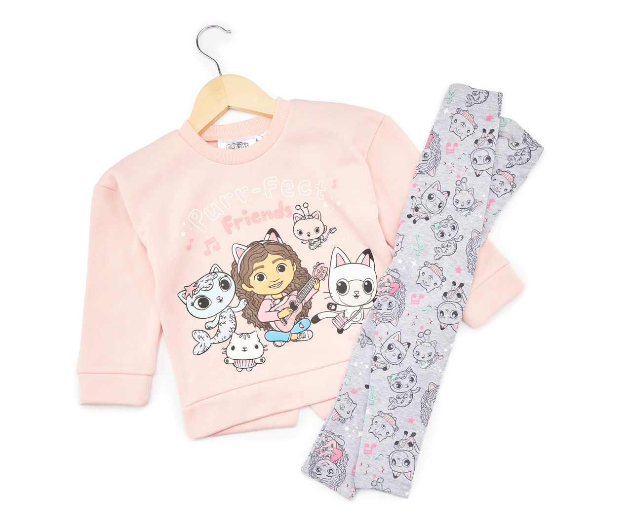 Gabby's Dollhouse Toddler Girl's 2 Piece Pajamas Set 