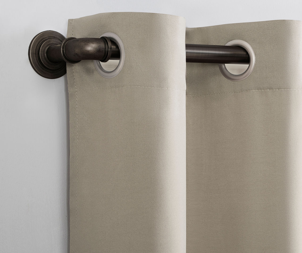 Putnam Stone Room-Darkening Grommet 4-Piece Curtain Panel Set, (84